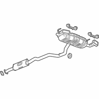 OEM 2020 Cadillac XT4 Muffler - 84669068