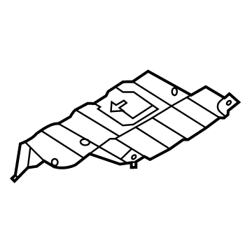 OEM Kia K5 Protector-Heat Rear - 28795L1000