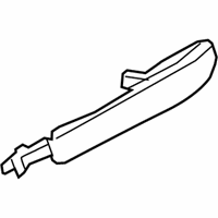 OEM 2018 BMW 540i Outer Left Painted Door Handle - 51-21-8-492-175