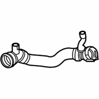 OEM 2011 BMW X5 Radiator Lower Coolant Hose - 17-12-7-576-358