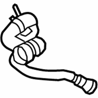 OEM 2019 BMW X6 Coolant Hose - 17-12-7-576-354