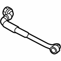 OEM 2012 BMW X6 Upper Radiator Coolant Hose - 17-12-7-576-376