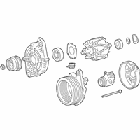 OEM 2017 Lexus GS200t Alternator Assembly With Regulator - 27060-36130
