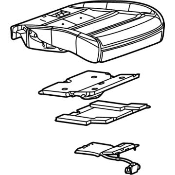 OEM Buick Passenger Discriminating Sensor - 85104184