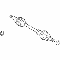 OEM 2012 Ford Fiesta Axle Assembly - D1BZ-3B437-A