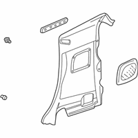 OEM Lexus Panel Assy, Quarter Trim, Front LH - 62520-24141-E0