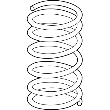 OEM 2022 BMW M8 Gran Coupe FRONT COIL SPRING - 31-33-7-856-978
