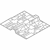 OEM 2014 Kia Optima Panel Assembly-Center Floor - 651104U500