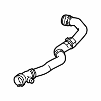 OEM 2018 BMW X3 Engine Radiator Hose - 17-12-7-535-560