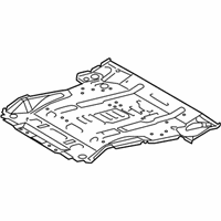 OEM Toyota Sequoia Rear Floor Pan - 58311-0C130