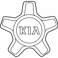 OEM Kia Wheel Hub Cap Assembly - 529603T500