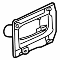 OEM Saturn LW2 Handle Asm, Rear Side Door Inside *Medium Duty Dark.Pewter - 22674234
