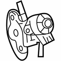 OEM 2019 Lexus LC500h Valve Assembly, EGR W/MO - 25620-31100