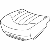 OEM 1995 Ford Crown Victoria Seat Cushion Pad - F6AZ-54632A23-CA