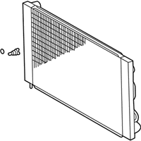 OEM 2004 Toyota Sienna Radiator Assembly - 16410-YZZAX