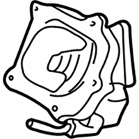 OEM 1999 Toyota Solara EGR Cooler - 25681-20010