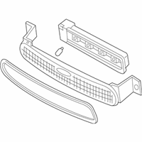 OEM Ford Focus High Mount Lamp - 5S4Z-13A613-AA