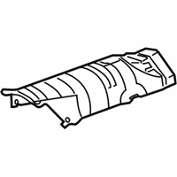 OEM Honda Accord Plate B, FR. Floor Heat Baffle - 74602-TA0-A00