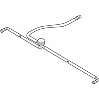 OEM 2010 BMW 650i Hose Line, Headlight Cleaning System - 61-67-7-187-524