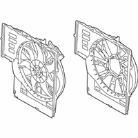 OEM BMW X5 Cooling Radiator Fan - 17-42-7-521-767