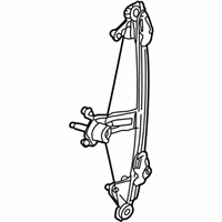 OEM Saturn LS Rear Side Door Window Regulator Assembly - 22682243