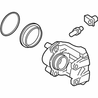 OEM BMW 228i Left Front Brake Caliper - 34-11-6-857-687