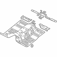 OEM 1999 Jeep Grand Cherokee Pan-Floor - 55296400AC