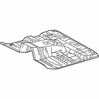 OEM 2004 Lexus LX470 Pan, Front Floor - 58111-6A531