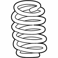 OEM 2016 Lexus RC200t Spring, Coil, Rear - 48231-24320