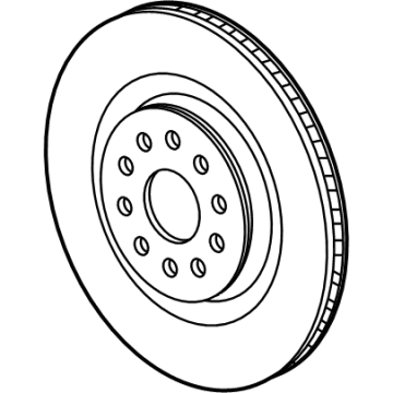 OEM 2021 Chevrolet Corvette Rotor - 23429535