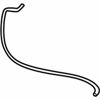 OEM 2004 Pontiac GTO Radiator Surge Tank Overflow Hose - 92111504