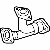 OEM 2012 Lexus RX350 Front Exhaust Pipe Sub-Assembly No.3 - 17403-0P070