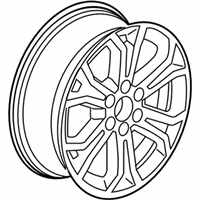 OEM 2013 GMC Acadia Wheel, Alloy - 23115711