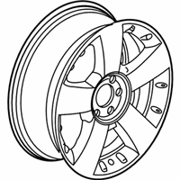 OEM 2007 GMC Acadia Wheel, Alloy - 9596177
