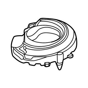 OEM 2022 BMW 330e xDrive SPRING PAD LOWER - 33-50-6-875-394