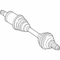 OEM 2013 BMW X6 Output Shaft Left - 31-60-7-545-125