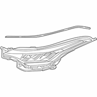 OEM 2021 Toyota C-HR Composite Headlamp - 81130-F4200