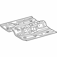 OEM Toyota Corolla Front Floor Pan - 58111-02030