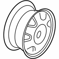 OEM 1997 GMC Jimmy Single Wheel Rim 15X7 - 12361577