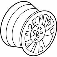 OEM GMC Sonoma Wheel Rim Kit, Aluminum *Gray - 12368857