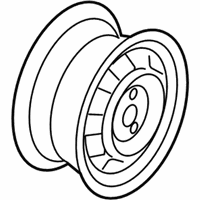 OEM 1993 GMC Sonoma Wheel Rim Assembly-15X7 Front *Gray - 9591717