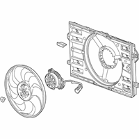 OEM 2020 Buick Envision Fan Module - 84190683