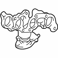 OEM 2000 Lexus ES300 Exhaust Manifold - 1714120050