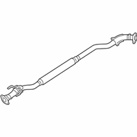 OEM Nissan Juke Exhaust, Sub Muffler Assembly - 20300-1KD0C