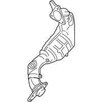 OEM 2017 Nissan Juke Three Way Catalyst Converter - 208A2-1TX0A