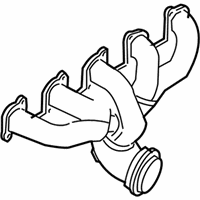 OEM 2003 Dodge Viper Exhaust Manifold - 5037196AD