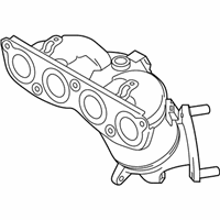 OEM 2019 Hyundai Veloster Exhaust Manifold Catalytic Assembly - 28510-2EJG0