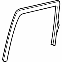 OEM 2020 Toyota Tundra Glass Run - 68142-0C030