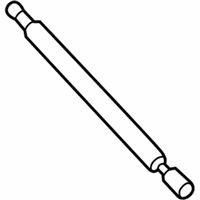 OEM 2017 BMW M6 Spring Support, Rear Lid, Top - 51-24-8-061-094
