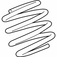 OEM Jeep Cherokee Front Coil Spring Left - 68200175AB